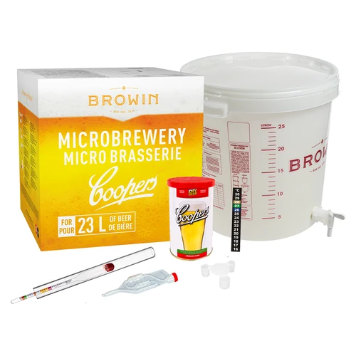 #EXP MikroPivovar ECO 2 - 2 ['darček', ' súprava na výrobu piva', ' súprava s brewkitom', ' ako vyrobiť pivo', ' Lager', ' Dark Ale', ' príslušenstvo na pivo', ' fermentácia piva', ' domáce pivo']