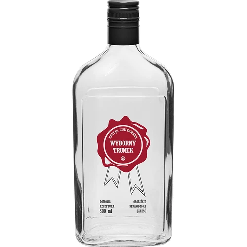 Fľaša 0,5 L s uzáverom a 2-farebnou potlačou Výborný Nápoj - 4 ks. - 3 ['fľaša', ' fľaše', ' fľaše s potlačou', ' fľaša na likéry', ' fľaša na pálenku', ' fľaša na alkohol', ' fľaša s potlačou', ' sklenená fľaša s potlačou a uzáverom', ' fľaše 500 ml s korkom', ' fľaše na korok súprava', ' na svadbu', ' fľaša na domáci alkohol', ' fľaša na darček', ' fľaša ploskačka', ' superfľaše']