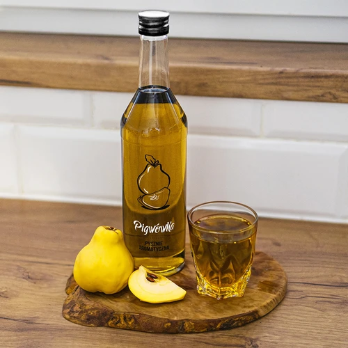Fľaša 0,5 L s uzáverom a potlačou Dulovica - 4 ks - 11 ['dulovica', ' fľaša na dulovicu', ' fľaša na likéry', ' fľaše na likéry', ' fľaša s uzáverom', ' fľaše s potlačou', ' sklo s potlačou', ' sklenené fľaše', ' sklenené fľaše s uzávermi']