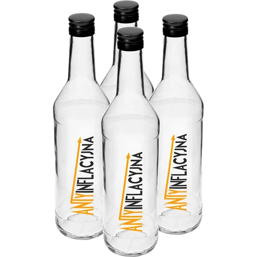 Fľaša 0,5 L so skrutkovacím uzáverom a potlačou Antiinflácia - 4 ks - 2 ['dulovica', ' citrónovica', ' višňovica', ' fľaša na dulovicu', ' fľaša na likéry', ' fľaša na likéry', ' fľaše na likéry', ' fľaša so skrutkovacím uzáverom', ' fľaše s potlačou', ' sklo s potlačou', ' sklenené fľaše', ' sklenené fľaše so skrutkovacími uzávermi', ' nápad na darček', ' sklenené fľaše so zábavnou potlačou', ' fľaše na svadbu']