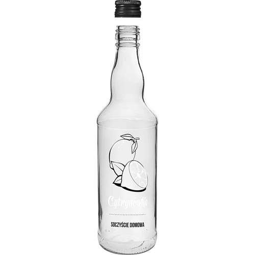 Fľaša 0,5 L so skrutkovacím uzáverom a potlačou Citrónovka 4 ks - 4 ['fľaša na likér', ' fľaša na vodu', ' fľaša s potlačou', ' sklenená fľaša', ' fľaša na likér', ' citrónovka', ' recept na citrónovku', ' domáca citrónovka', ' fľaša na alkohol', ' ozdobná fľaša', ' fľaše na vodku', ' fľaše na pálenku', ' sklenená fľaša 500 ml', ' svadobné fľaše']
