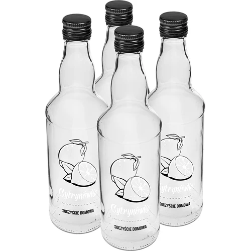 Fľaša 0,5 L so skrutkovacím uzáverom a potlačou Citrónovka 4 ks - 2 ['fľaša na likér', ' fľaša na vodu', ' fľaša s potlačou', ' sklenená fľaša', ' fľaša na likér', ' citrónovka', ' recept na citrónovku', ' domáca citrónovka', ' fľaša na alkohol', ' ozdobná fľaša', ' fľaše na vodku', ' fľaše na pálenku', ' sklenená fľaša 500 ml', ' svadobné fľaše']