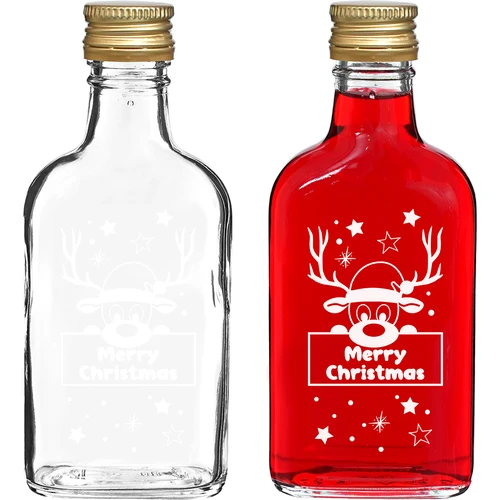 Fľaša 200 ml so skrutkovacím uzáverom, potlač Vianočný Sob, 6 ks. - 3 ['fľaša', ' fľaše', ' fľaša s potlačou', ' fľaša na sviatky', ' fľaša na Vianoce', ' fľaša na likéry', ' fľaša na pálenku', ' fľaša na alkohol', ' sklenená fľaša s korkom', ' fľaša 200 ml so skrutkovacím uzáverom', ' fľaše ploskačky', ' fľaša opička', ' súprava na sviatky', ' fľaša pod stromček', ' nápoje na sviatky', ' malá ozdobná fľaša', ' Merry Christmas', ' vianočný darček']