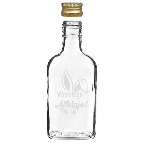 Fľaša 200ml so skrutkovacím uzáverom, potlač ZAJACIE UŠI 6ks - 5 ['fľaša', ' fľaše', ' fľaša s potlačou', ' fľaša na sviatky', ' fľaša na Veľkú noc', ' fľaša na likéry', ' fľaša na pálenku', ' fľaša na alkohol', ' sklenená fľaša s korkom', ' fľaša 200 ml so skrutkovacím uzáverom', ' fľaše ploskačky', ' fľaša opička', ' sada na sviatky', ' nápoje na sviatky', ' malá ozdobná fľaša']