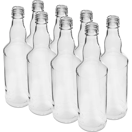 Fľaša 500 ml na vodku - 8 ks.  - 1 ['fľaša na vodku', ' fľaše na vodku', ' monopolové fľaše', ' monopolová fľaša', ' monopolovka', ' monopolovky', ' fľaša 500 ml', ' fľaše 500 ml', ' priehľadné fľaše', ' priehľadná fľaša', ' fľaša na džús', ' fľaša so skrutkovacím uzáverom', ' fľaše so skrutkovacími uzávermi', ' fľaše na likéry']