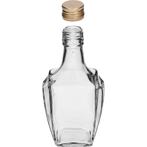 Fľaša Art Deco 250ml so skrutkovacím uzáverom fi28 - 2 ['fľaša na likér', ' fľaše na likér', ' fľaša na alkohol', ' ozdobné fľaše na alkohol', ' sklenená fľaša na alkohol', ' fľaše na pálenku na svadbu', ' fľaša na likér', ' ozdobné fľaše', ' fľaša na vodku', ' fľaša na vodku']