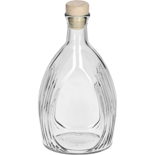 Fľaša "Banketová" 500 ml, s korkom - 2 ['fľaša', ' fľaše', ' fľaša na likéry', ' fľaša na pálenku', ' fľaša na alkohol', ' sklenená fľaša s korkom', ' fľaša 500 ml s korkom', ' fľaše na korok', ' súprava na svadbu', ' fľaša na banket']