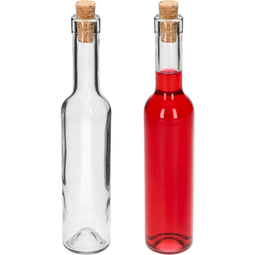 Fľaša BELISSIMO 250 ml, s prírodným korkom, 1 ks - 2