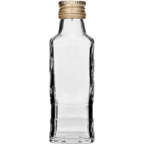Fľaša Flora 100 ml so skrutkovacím uzáverom fi28, 8 ks. - 3 ['fľaša na likér', ' fľaše na likér', ' fľaša na alkohol', ' ozdobné fľaše na alkohol', ' sklenená fľaša na alkohol', ' fľaše na pálenku na svadbu', ' fľaša na likér', ' ozdobné fľaše', ' fľaša na vodku', ' fľaša na vodku.']