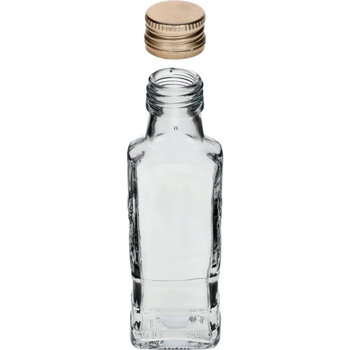 Fľaša Flora 100 ml so skrutkovacím uzáverom fi28, 8 ks. - 4 ['fľaša na likér', ' fľaše na likér', ' fľaša na alkohol', ' ozdobné fľaše na alkohol', ' sklenená fľaša na alkohol', ' fľaše na pálenku na svadbu', ' fľaša na likér', ' ozdobné fľaše', ' fľaša na vodku', ' fľaša na vodku.']