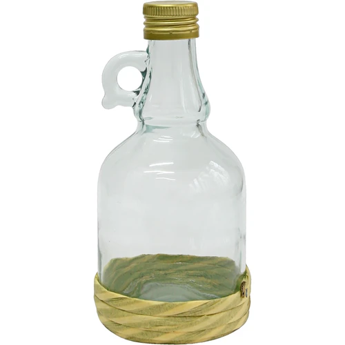 Fľaša Gallone 0,5 L v opletení, so skrutkovacím uzáverom  - 1 ['fľaša na alkohol', ' ozdobné fľaše na alkohol', ' sklenená fľaša na alkohol', ' fľaše na pálenku na svadbu', ' fľaša na likér', ' fľaše na vodku', ' fľaša na vodku svadba', ' fľaša na vodku krstiny', ' fľaša na vodku prijímanie', ' fľaša na víno', ' fľaše na víno']