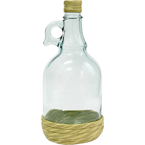 Fľaša Gallone 1L v opletení, so skrutkovacím uzáverom  - 1 ['fľaša na alkohol', ' ozdobné fľaše na alkohol', ' sklenená fľaša na alkohol', ' fľaše na pálenku na svadbu', ' fľaša na likér', ' fľaše na vodku', ' fľaša na vodku svadba', ' fľaša na vodku krstiny', ' fľaša na vodku prijímanie', ' fľaša na víno', ' fľaše na víno']