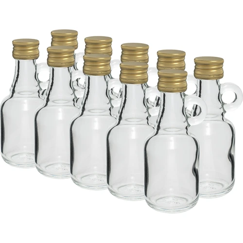 Fľaša Galónik 40ml so skrutkovacím uzáverom - 10ks.  - 1 ['Galónik', ' fľaša galónik', ' fľaša na alkohol', ' fľaša na likér', ' ploskačka fľaša na likér']