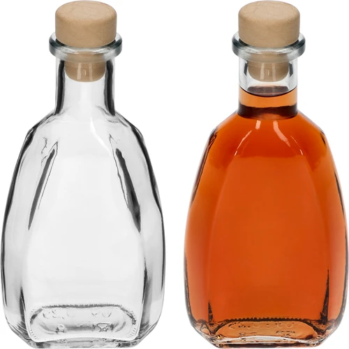 Fľaša HAIN 250 ml, s korkom - 3 ['fľaša na likér', ' fľaše na likér', ' fľaša na alkohol', ' ozdobné fľaše na alkohol', ' sklenená fľaša na alkohol', ' fľaše na pálenku na svadbu', ' fľaša na likér', ' ozdobné fľaše', ' fľaša na vodku', ' fľaša na vodku']