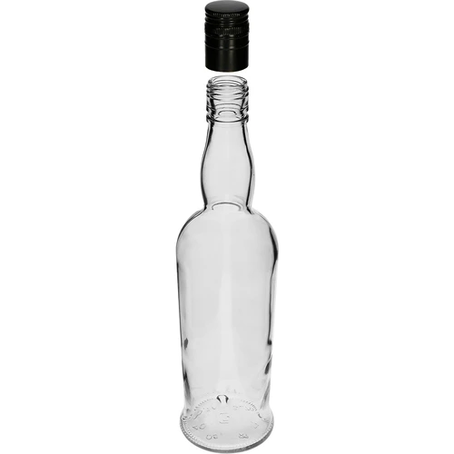 Fľaša Kapitánska 700 ml so skrutkovacím uzáverom - 6 ks - 3 ['fľaša na whisky', ' sklenená fľaša', ' fľaša na domáce víno', ' priehľadná fľaša', ' fľaša so skrutkovacím uzáverom', ' fľaša 700ml']