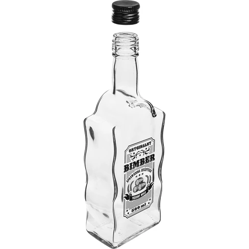 Fľaša Kláštorná 0,5 L s čiernym uzáverom a potlačou Pálenka - 4 ['fľaša pol litra', ' fľaša na alkohol', ' fľaša s potlačou', ' pálenka', ' fľaškovanie nápojov', ' elegantná fľaša na vodku', ' fľaša s čiernym uzáverom', ' obdĺžniková fľaša', ' obdĺžniková fľaša na alkohol', ' fľaša na likér', ' fľaše na domáce nápoje', ' fľaša na alkohol', ' ozdobné fľaše na alkohol', ' štýlové fľaše na svadbu', ' ozdobné fľaše', ' fľaša na vodku', ' ozdobná fľaša pol litra', ' fľaša s uzáverom 0', '5 l', ' fľaša 500 ml', ' sklenená fľaša', ' svadobná fľaša', ' na vidiecky stôl', ' super fľaša', ' fľaša vlna']