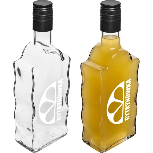 Fľaša Klasztorna 500 ml so skrutkovacím uzáverom a potlačou „Cytrynówka”, vzor 2 - 4