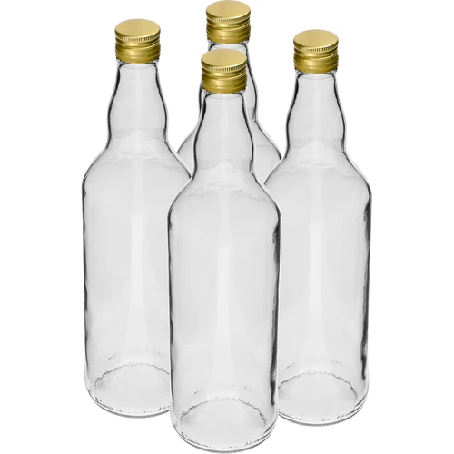 Fľaša „Monopol” 700 ml so skrutkovacím uzáverom - 4 ks.  - 1 ['fľaše monopolky', ' fľaša monopolka', ' fľaša so skrutkovacím uzáverom', ' fľaše so skrutkovacími uzávermi', ' fľaše 700 ml', ' fľaša 700 ml', ' fľaše na alkohol', ' fľaša na nápoje', ' fľaše na šťavy', ' fľaše so skrutkovacím uzáverom', ' fľaše na skrutkovací uzáver', ' fľaše so skrutkovacími uzávermi']