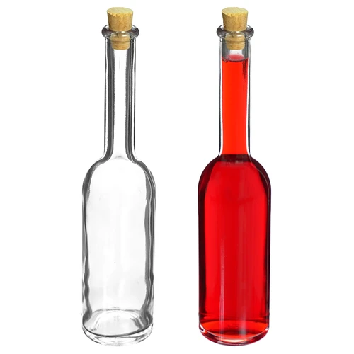 Fľaša na likér 100 ml 6 ks + 6 zátok - 6 ['fľaša na alkohol', ' ozdobné fľaše na alkohol', ' sklenená fľaša na alkohol', ' fľaše na pálenku na svadbu', ' fľaša na likér', ' fľaša na víno', ' fľaše na víno', ' likér']