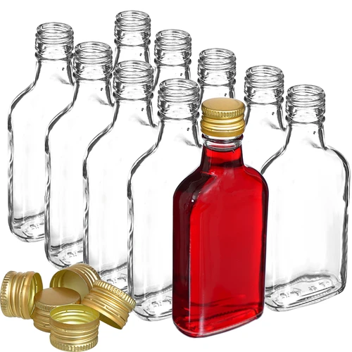 Fľaša na likéry ploskačka so skrutkovacím uzáverom 200 ml 10 ks - 2 ['fľaše', ' ploskačky', ' likéry', ' fľaše na likéry', ' fľaštičky', ' domáce nápoje', ' domáce likéry', ' ploskačka so skrutkovacím uzáverom', ' fľaša so skrutkovacím uzáverom', ' fľaštička so skrutkovacím uzáverom']