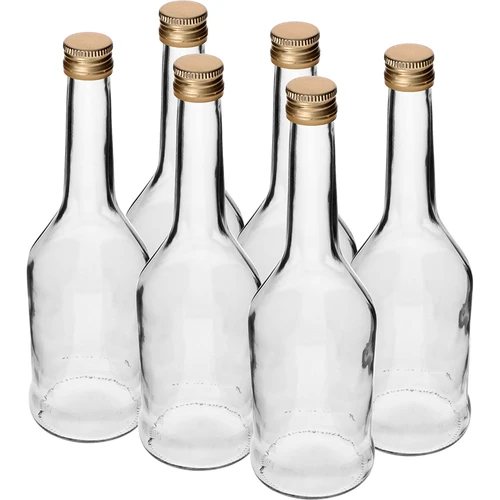 Fľaša Napoleon 500 ml s uzáverom fi28, 6 ks  - 1 ['fľaše s uzávermi', ' fľaša s uzáverom', ' fľaša na vodku', ' fľaše na vodku', ' fľaša na džús', ' fľaše na džúsy', ' fľaša na likér', ' fľaše na likér', ' fľaše na alkohol', ' fľaša na alkohol', ' uzatvárateľná fľaša', ' uzatvárateľné fľaše']