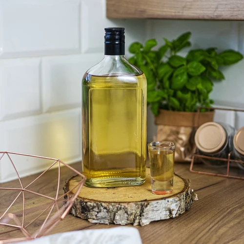 Fľaša Ploskačka 500 ml s uzáverom, 6 ks - 14 ['fľaša 500 ml', ' ploskačka', ' fľaša na likér', ' fľaša na alkohol', ' fľaša pol litra', ' sada fliaš']