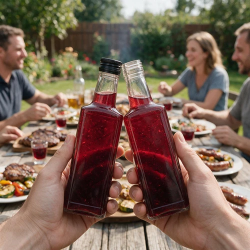 Fľaša Receptura 250 ml, s čiernym uzáverom, 1 ks - 8