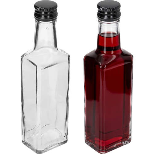 Fľaša Receptura 250 ml, s čiernym uzáverom, 1 ks - 4