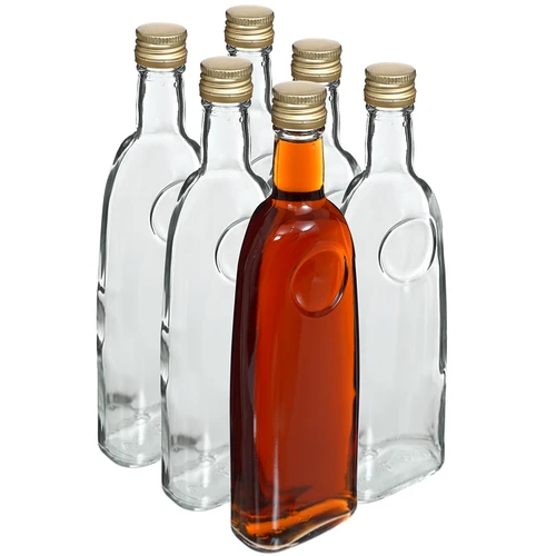 Fľaša Staromiejska 500ml so skrutkovacím uzáverom, 6ks. - 2 ['fľaša na likéry', ' fľaša na vodku', ' ozdobná fľaša']