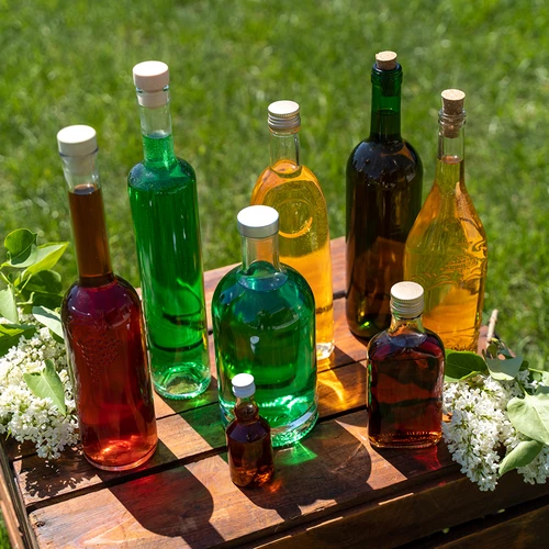 Fľaša Staromiejska 500ml so skrutkovacím uzáverom, 6ks. - 10 ['fľaša na likéry', ' fľaša na vodku', ' ozdobná fľaša']