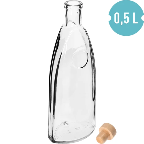 Fľaša „Staromestská” s hríbikovým korkom, 500 ml, 1 ks. - 2