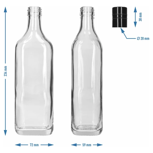 Fľaša Walker 500 ml, so skrutkovacím uzáverom, 1 ks. - 5