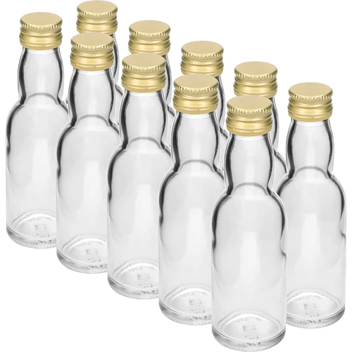 Fľaštička „Maluch” so zlatým uzáverom, 40 ml, 10 ks.
