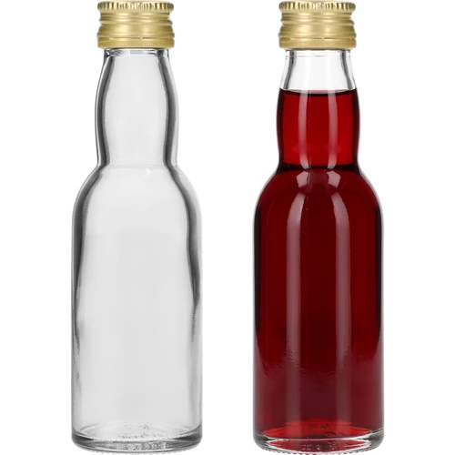 Fľaštička „Maluch” so zlatým uzáverom, 40 ml, 10 ks. - 4