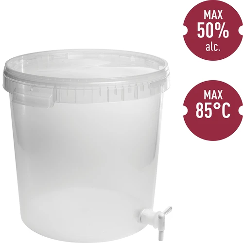 Fermentačná nádoba 30 L s vekom a kohútikom - 2 ['fermentačná nádoba', ' fermentačné vedro', ' fermentačné vedierko', ' fermentačné nádoby', ' fermentačná nádoba na víno', ' fermentačné vedro s kohútikom', ' fermentačná nádoba s kohútikom', ' fermentačné nádoby na víno', ' biowin fermentačné vedro', ' browin fermentačné vedro']