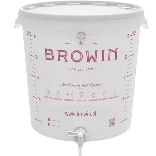 Fermentačná nádoba 30 L s vekom a kohútikom - typ A - 2