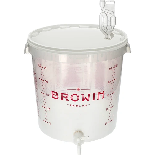 Fermentačná nádoba 30L s potlačou, kohútikom a 3 trubičkami  - 1 ['fermentačná nádoba', ' fermentačné vedro', ' fermentačné vedierko', ' fermentačné nádoby', ' fermentačná nádoba na víno', ' fermentačné nádoby na víno', ' biowin fermentačné vedro', ' browin fermentačné vedro', ' fermentačné trubičky', ' fermentačná trubička', ' trubička na víno', ' tichá trubička', ' trubička MAXI', ' vinárske príslušenstvo', ' horizontálna trubička', ' trubička na fermentáciu', ' súprava na fermentáciu vína a piva', ' kvasenie', ' nádoba na 30 litrov', ' fermentačná nádoba s kohútikom', ' vedro s kohútikom']