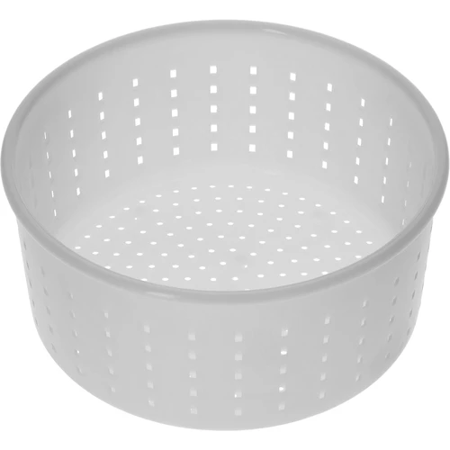 Forma syrárska okrúhla Ø15 x 7cm na 1200 g - 2 ['forma syrárska', ' forma valec', ' syr', ' domáci syr', ' formovanie syra', ' domáci syr', ' forma syrárska', ' forma na syr', ' syrárstvo', ' ako vyrobiť syr', ' na syr', ' syr s syridlom']