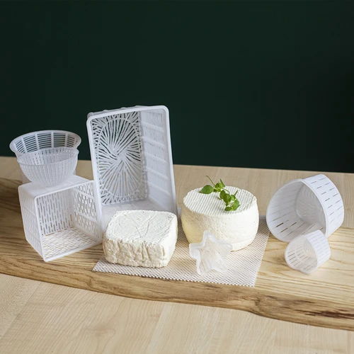 Forma syrárska štvorcová 11 x 11 x 8,5 cm na 500 g - 5 ['Forma syrárska štvorcová', ' Forma syrárska štvorcová', ' forma na syry', ' formy na syry', ' domáce syry']