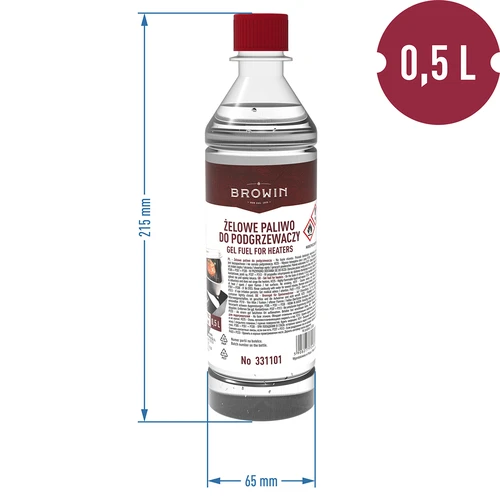 Gélové palivo do ohrievačov udiarne 0,5 L - 2 ['palivo do udiarne', ' gélové palivo do udiarne', ' gélové palivo do miniudiarne', ' gélové palivo do balkónovej udiarne', ' bez zápachu gélové palivo']