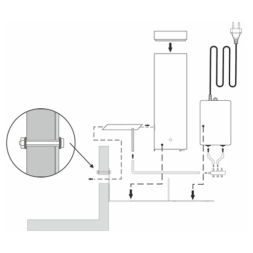 Generátor dymu dragON Jet 1 s elektrickou pumpou dragON Air - 9