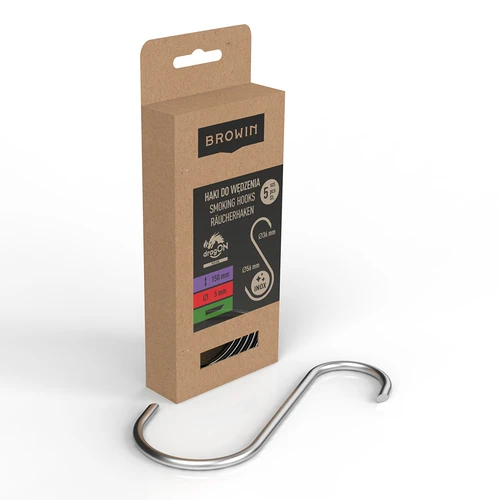 Háky na údenie – S, rezané 45° 5 mm x 150 mm, 5 ks - 2