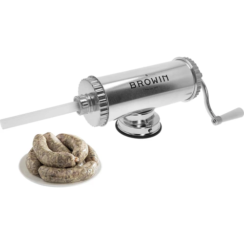 Horizontálna plnička 1,5 kg so silikónovým piestom - 5 ['na plnenie klobás', ' na domáce klobásy', ' striekačka', ' gastronomická plnička', ' mäsiarsky nástroj', ' plnička klobás', ' plnička údenín', ' horizontálna plnička']