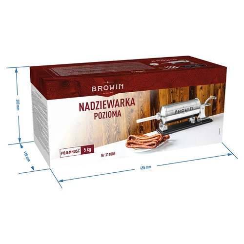 Horizontálna plnička na klobásy 5 kg - 11