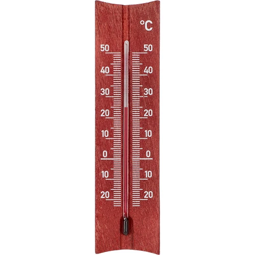 Izbový teplomer drevený (-20 do +50°C), farba mahagónu, 15 cm  - 1 ['vnútorný teplomer', ' izbový teplomer', ' teplomer do vnútra', ' domáci teplomer', ' teplomer', ' drevený izbový teplomer', ' teplomer čitateľná stupnica', ' teplomer so zosilnenou kapilárou']