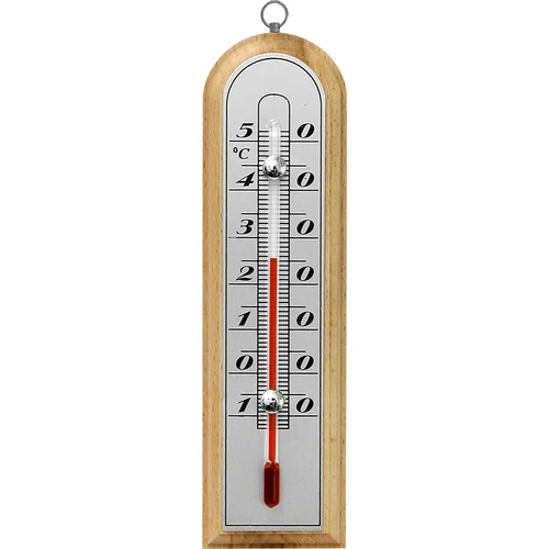 Izbový teplomer so striebornou stupnicou (-10°C do +50°C) 16cm mix  - 1 ['vnútorný teplomer', ' izbový teplomer', ' teplomer do vnútra', ' domáci teplomer', ' teplomer', ' drevený izbový teplomer', ' teplomer čitateľná stupnica', ' teplomer strieborná stupnica', ' teplomer na zavesenie', ' tradičný teplomer']