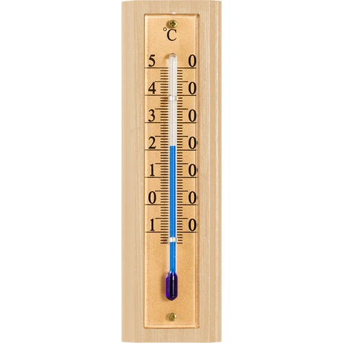 Izbový teplomer so zlatou stupnicou (-10°C do +50°C) 12cm - 2 ['vnútorný teplomer', ' izbový teplomer', ' teplomer do vnútra', ' domáci teplomer', ' teplomer', ' drevený izbový teplomer', ' teplomer čitateľná stupnica', ' teplomer na zavesenie', ' tradičný teplomer']