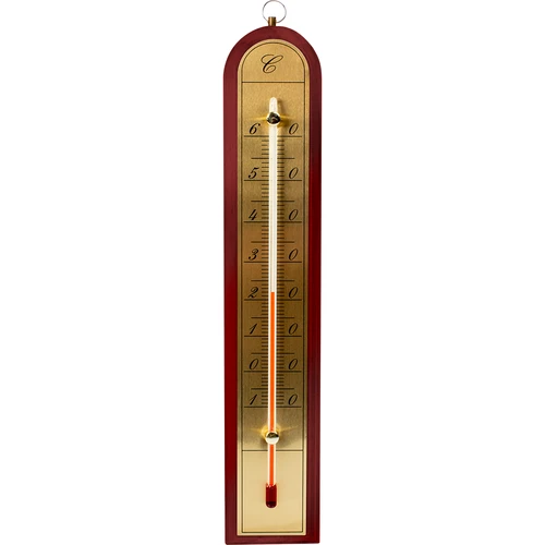 Izbový teplomer so zlatou stupnicou (-10°C do +60°C) 28cm mix - 2 ['vnútorný teplomer', ' izbový teplomer', ' teplomer do vnútra', ' domáci teplomer', ' teplomer', ' drevený izbový teplomer', ' teplomer čitateľná stupnica', ' teplomer zlatá stupnica', ' teplomer na zavesenie']