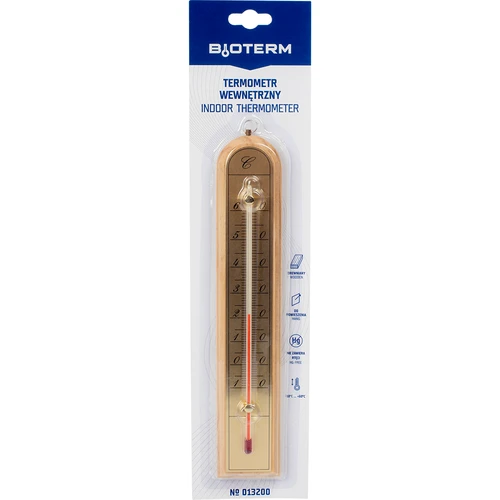 Izbový teplomer so zlatou stupnicou (-10°C do +60°C) 28cm mix - 4 ['vnútorný teplomer', ' izbový teplomer', ' teplomer do vnútra', ' domáci teplomer', ' teplomer', ' drevený izbový teplomer', ' teplomer čitateľná stupnica', ' teplomer zlatá stupnica', ' teplomer na zavesenie']