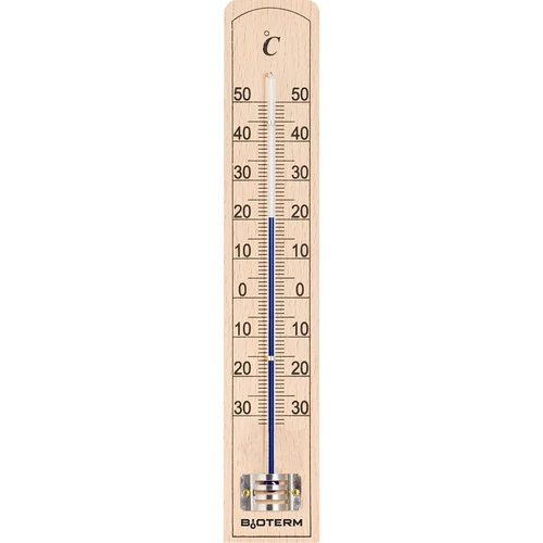 Izbový teplomer so zosilnenou ochranou kapiláry (-30°C do +50°C) 20cm  - 1 ['vnútorný teplomer', ' izbový teplomer', ' teplomer do vnútra', ' domáci teplomer', ' teplomer', ' drevený izbový teplomer', ' teplomer s čitateľnou stupnicou', ' teplomer so zosilnenou kapilárou']